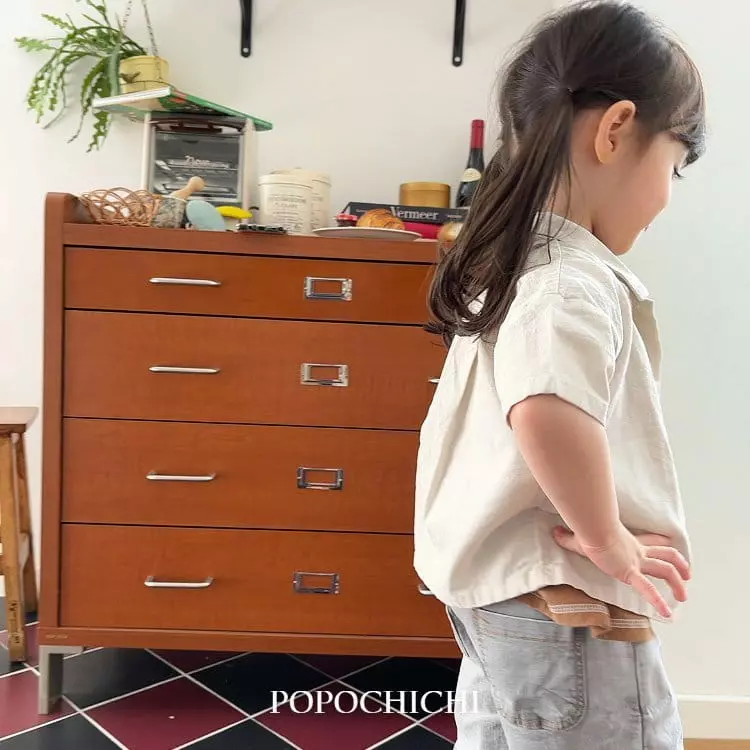 Popochichi - Korean Children Fashion - #Kfashion4kids - Patch Shirt - 2