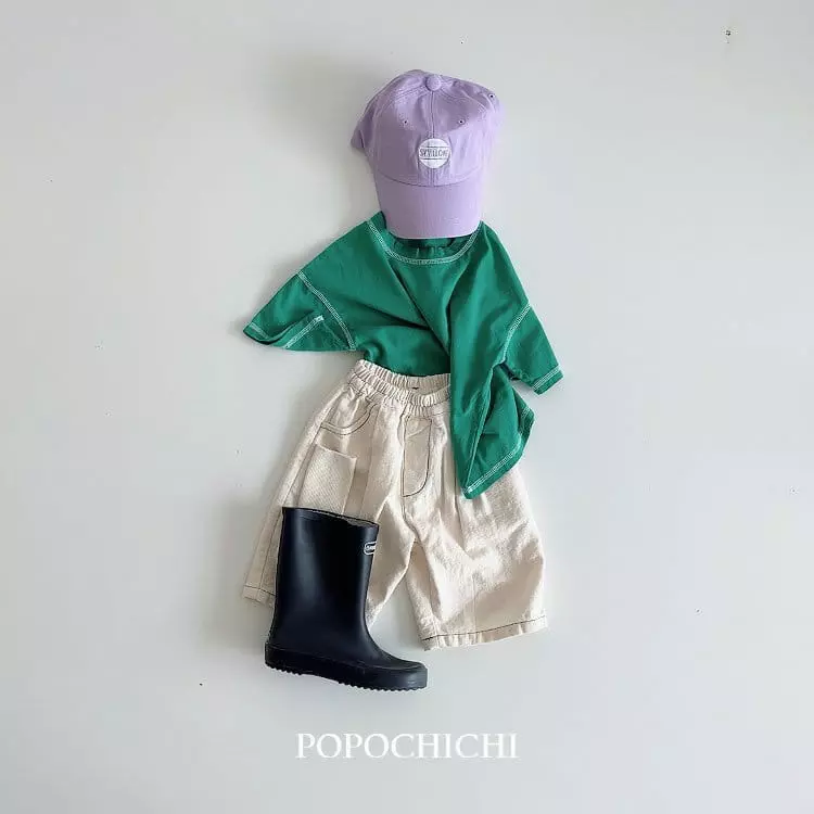 Popochichi - Korean Children Fashion - #kidsshorts - Stitch Pants - 12