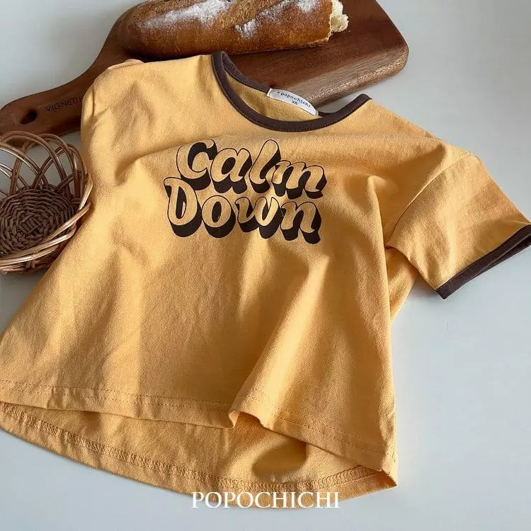 Popochichi - Korean Children Fashion - #kidsshorts - Caramel Tee - 4