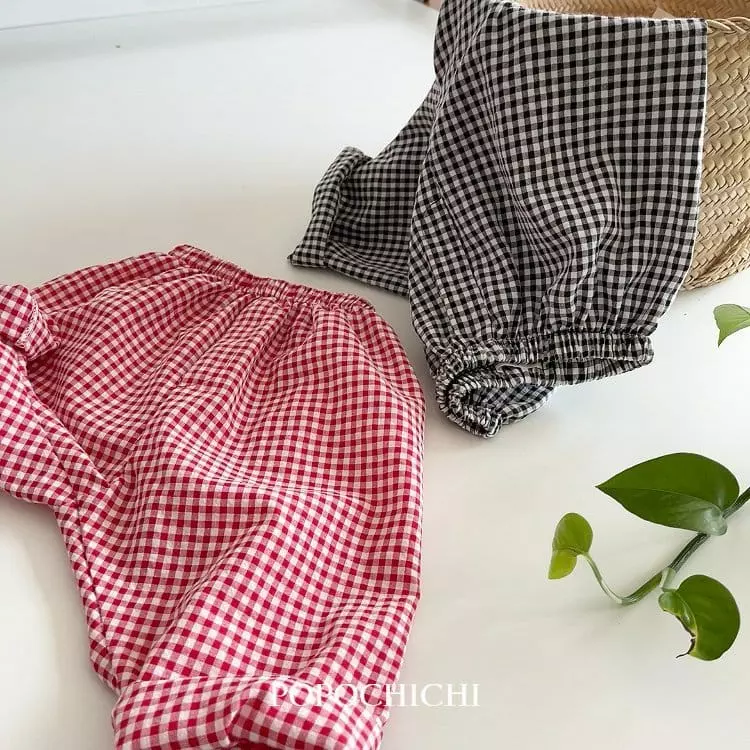Popochichi - Korean Children Fashion - #kidsstore - Check Pants - 4