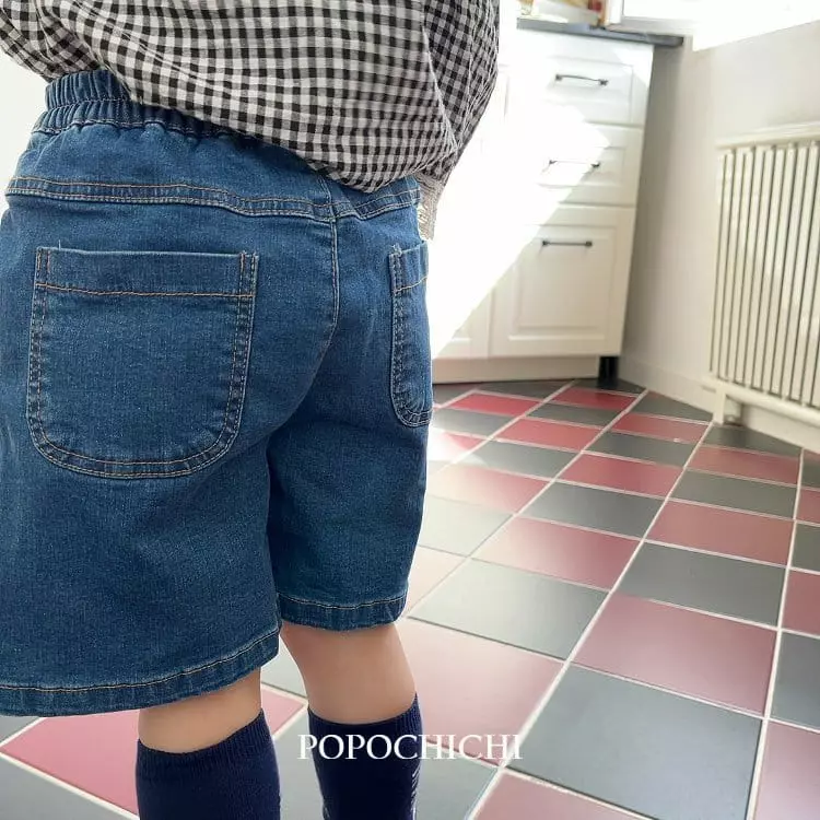 Popochichi - Korean Children Fashion - #littlefashionista - Denim Shorts
