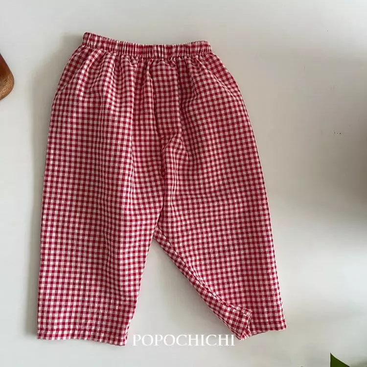 Popochichi - Korean Children Fashion - #magicofchildhood - Check Pants - 7