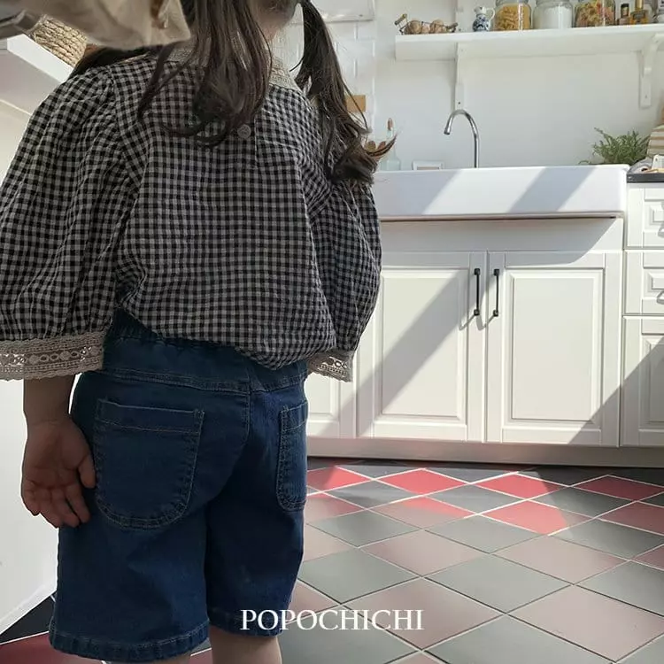 Popochichi - Korean Children Fashion - #magicofchildhood - Denim Shorts - 2