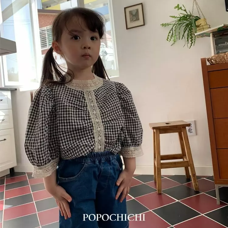 Popochichi - Korean Children Fashion - #minifashionista - Lace Blouse - 6