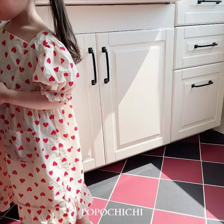 Popochichi - Korean Children Fashion - #prettylittlegirls - Heart One-piece - 5