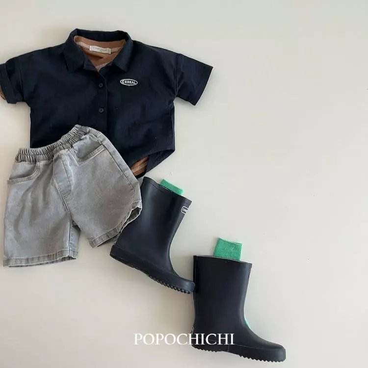 Popochichi - Korean Children Fashion - #minifashionista - Denim Shorts - 4