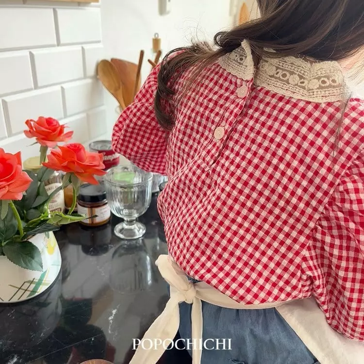 Popochichi - Korean Children Fashion - #stylishchildhood - Lace Blouse - 10