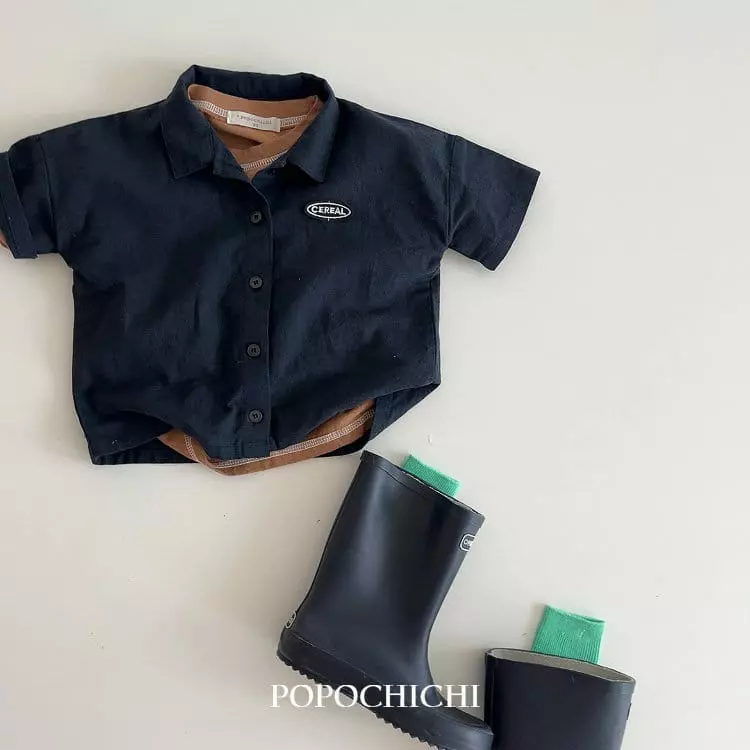 Popochichi - Korean Children Fashion - #toddlerclothing - Patch Shirt - 8