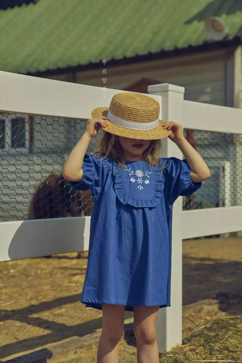 Pourenfant - Korean Children Fashion - #Kfashion4kids - Edem Denim One-piece - 11