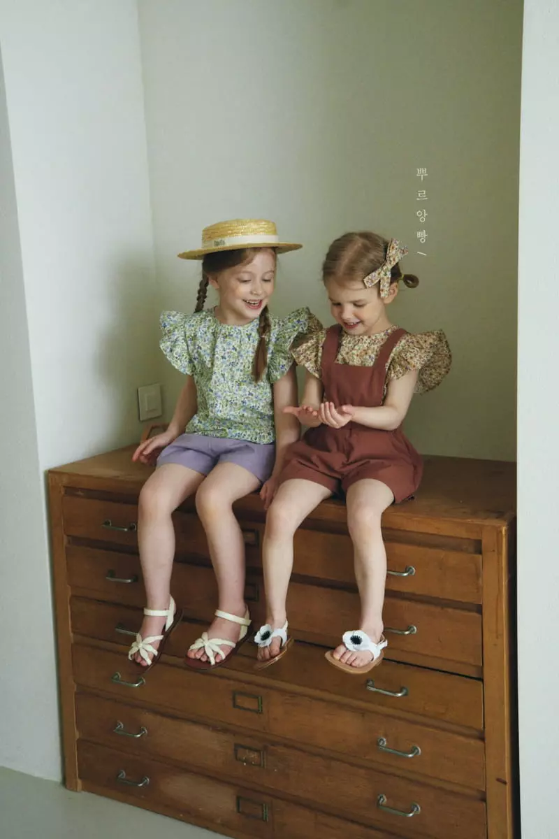 Pourenfant - Korean Children Fashion - #Kfashion4kids - Flora Frill Sleeveless - 11