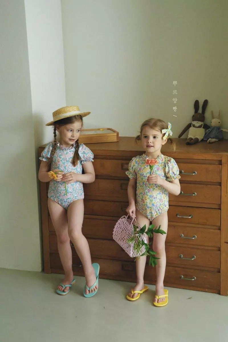 Pourenfant - Korean Children Fashion - #childofig - Lilly Puff Swimwear - 5