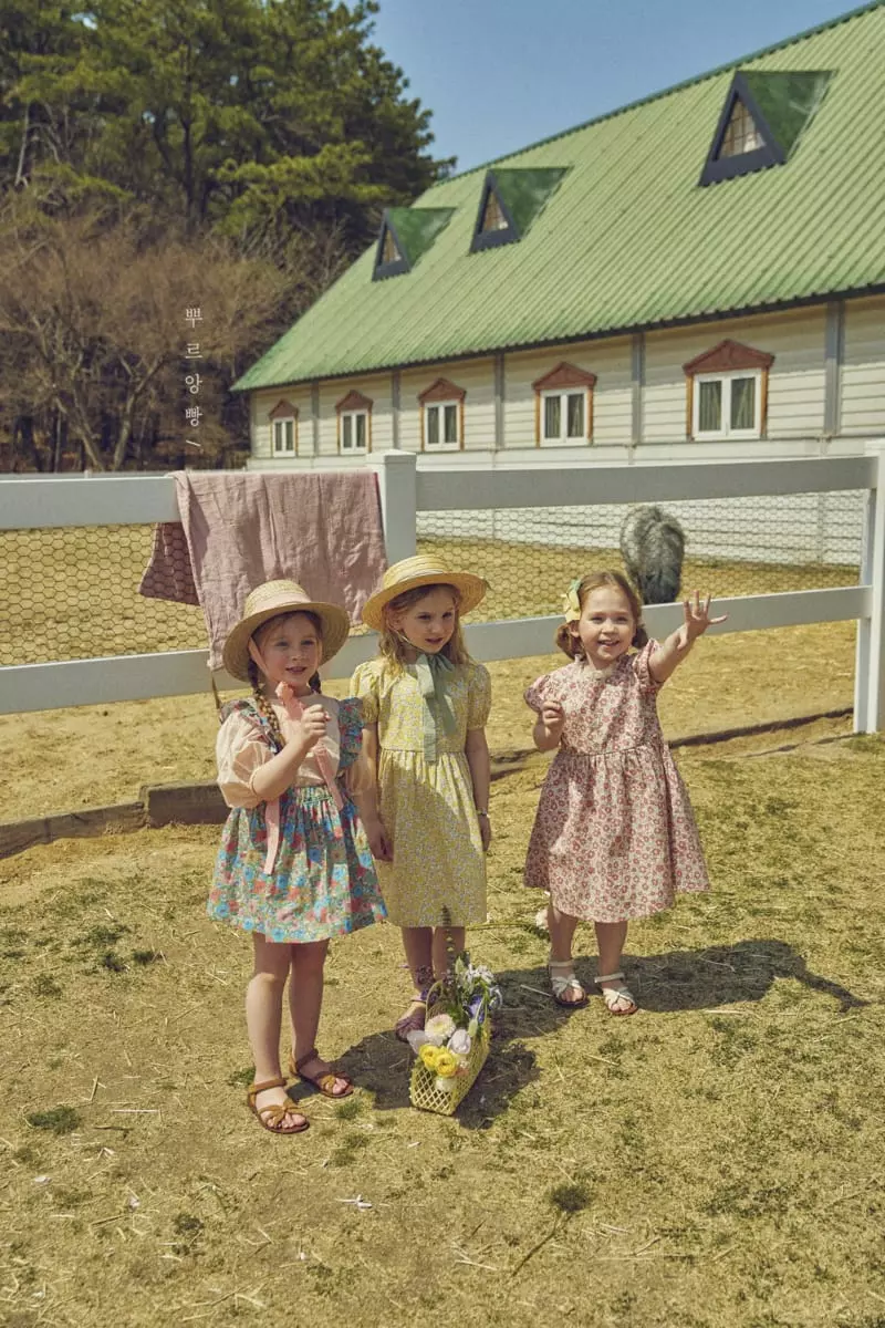 Pourenfant - Korean Children Fashion - #childrensboutique - Roren Flower One-piece - 6