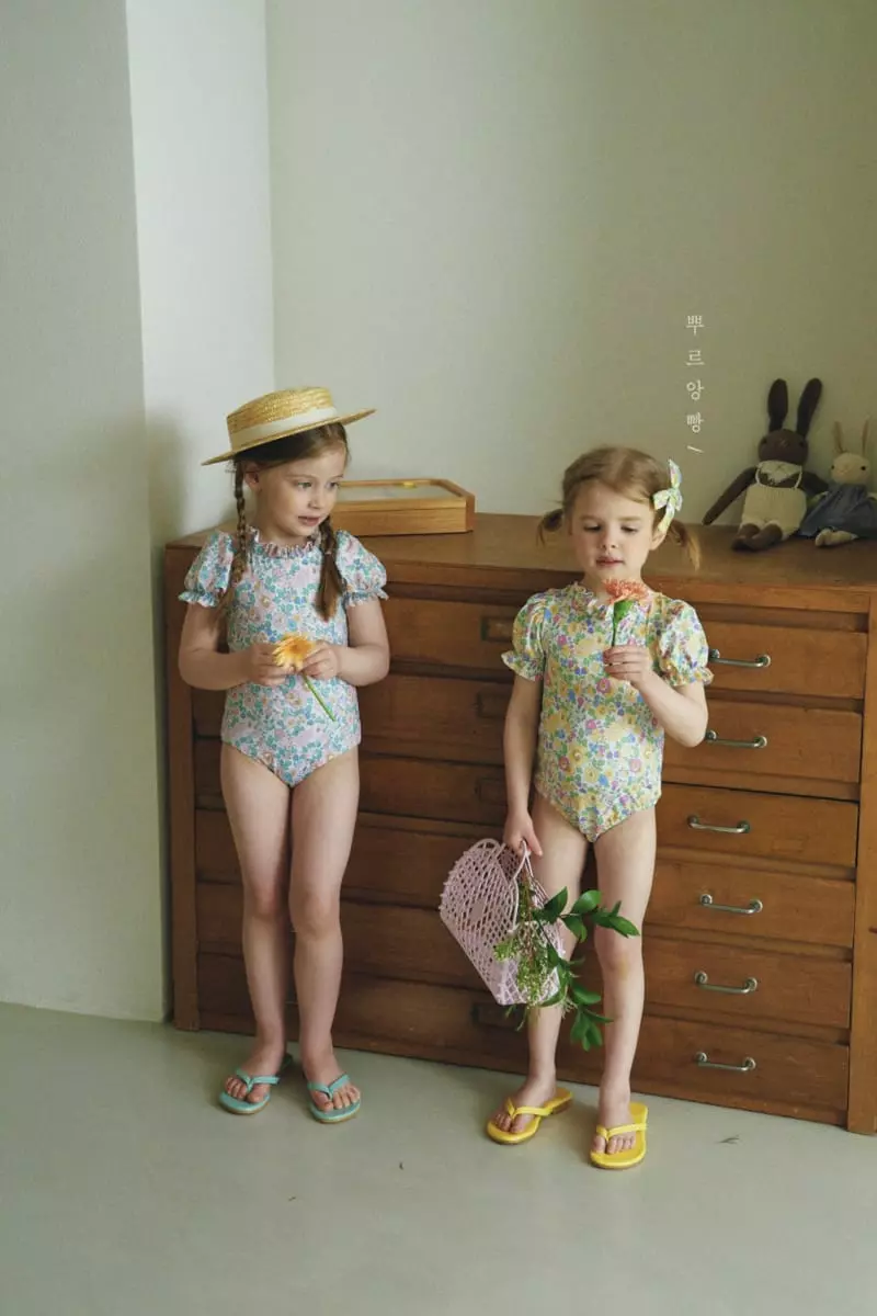 Pourenfant - Korean Children Fashion - #childrensboutique - Lilly Puff Swimwear - 6