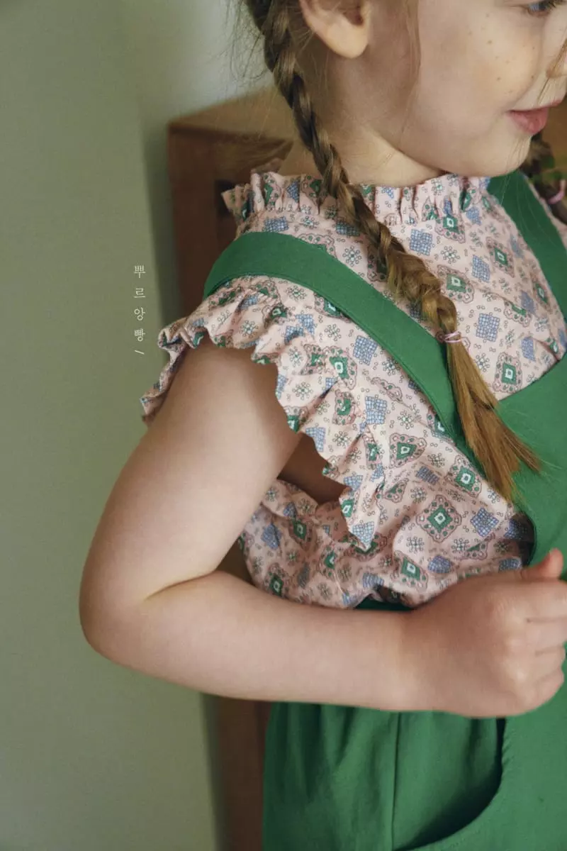 Pourenfant - Korean Children Fashion - #childrensboutique - Sara Linen Dungarees Shorts - 10