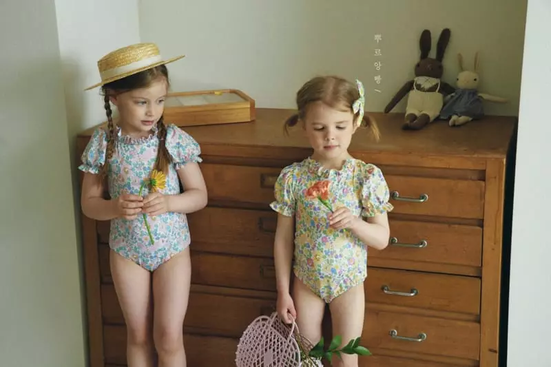 Pourenfant - Korean Children Fashion - #designkidswear - Lilly Puff Swimwear - 7