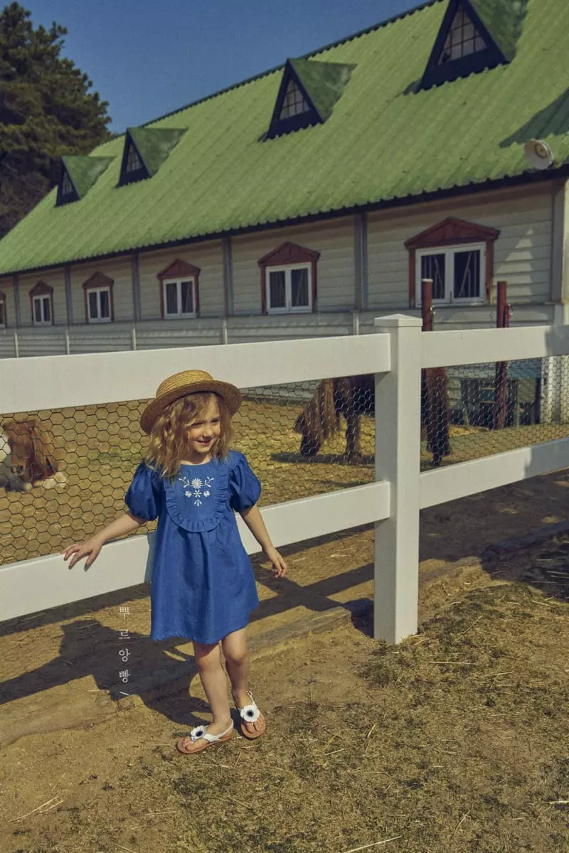 Pourenfant - Korean Children Fashion - #discoveringself - Edem Denim One-piece - 6