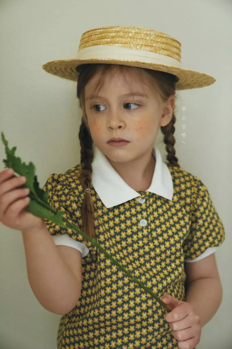 Pourenfant - Korean Children Fashion - #discoveringself - Daisy Knit Top Bottom Set