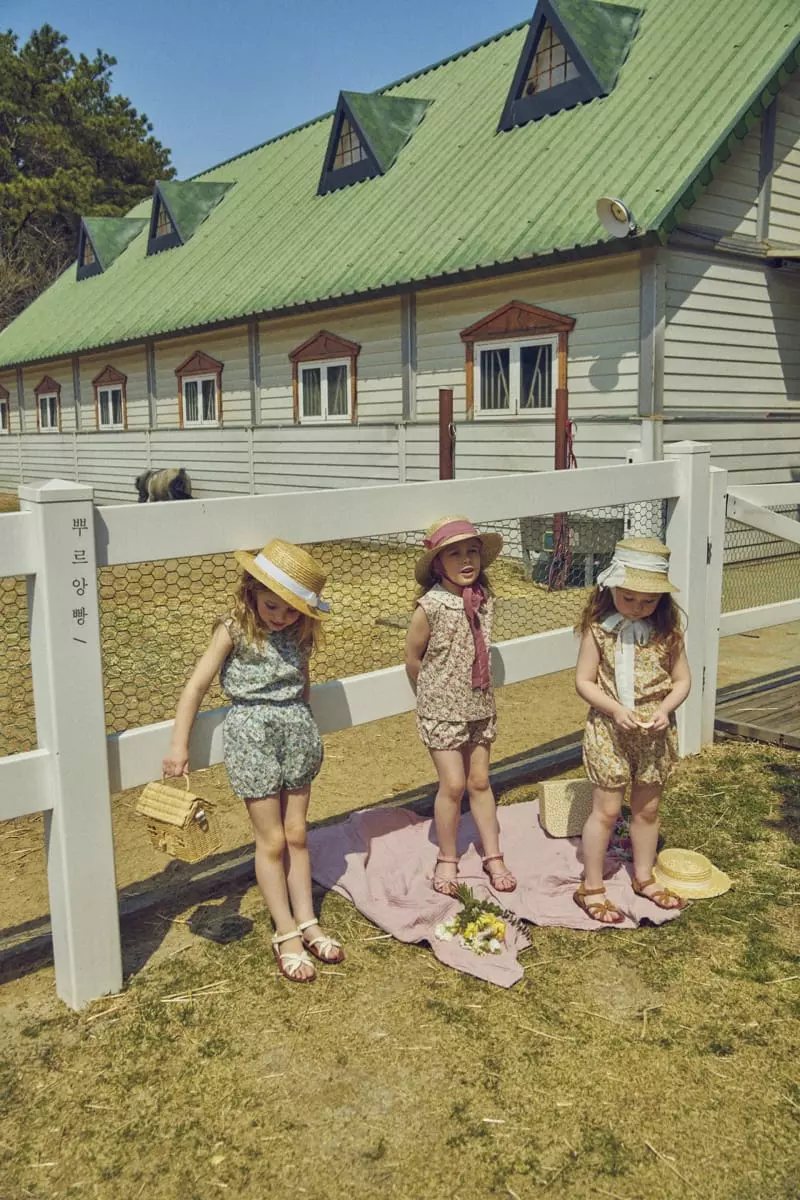 Pourenfant - Korean Children Fashion - #discoveringself - Florin Lace Top Bottom Set - 12