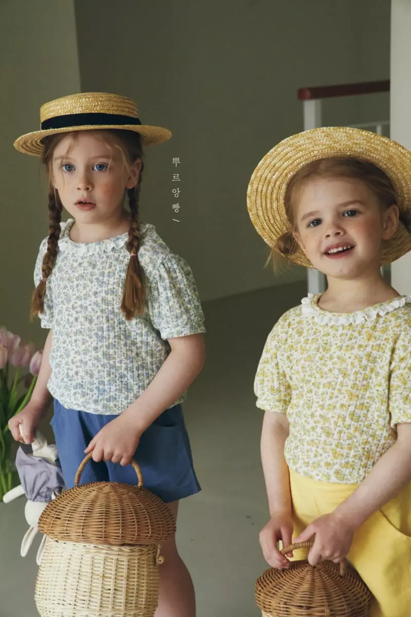 Pourenfant - Korean Children Fashion - #discoveringself - Eblin Lace Collar Knit Tee - 10