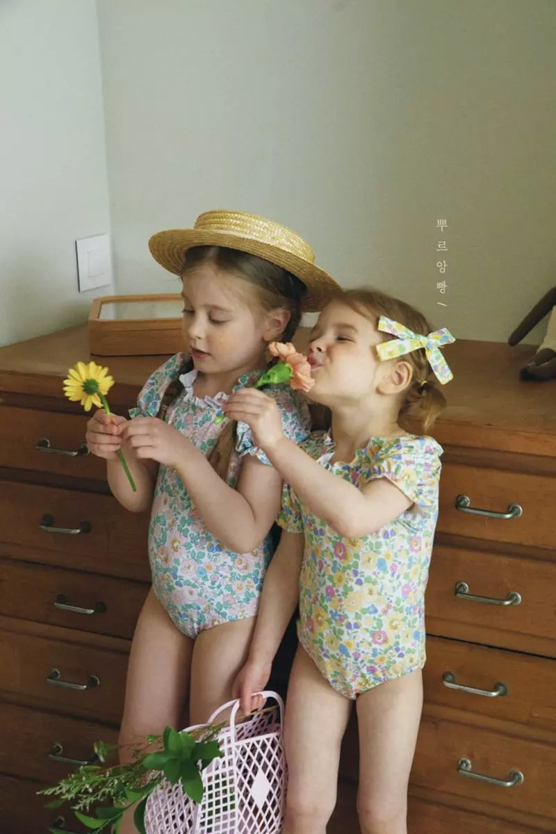 Pourenfant - Korean Children Fashion - #discoveringself - Lilly Puff Swimwear - 8