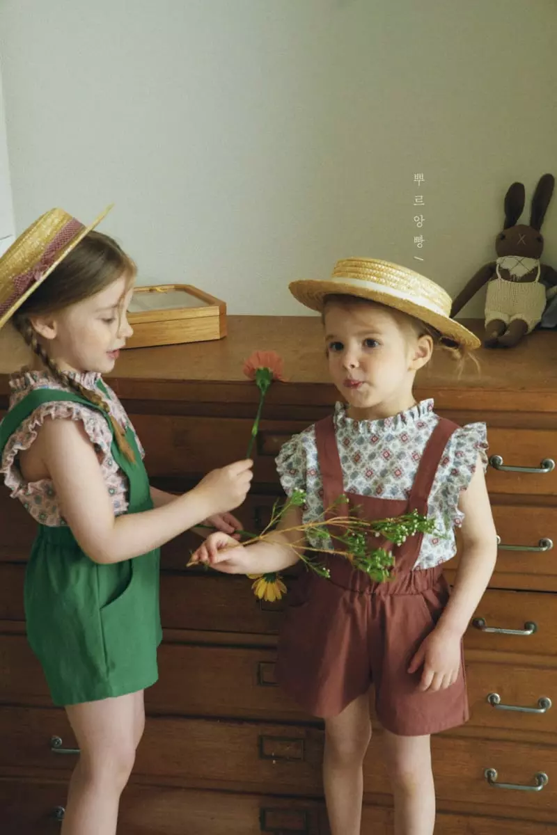 Pourenfant - Korean Children Fashion - #fashionkids - Elisa Frill Blouse - 11
