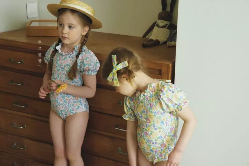 Pourenfant - Korean Children Fashion - #kidsshorts - Lilly Puff Swimwear - 10
