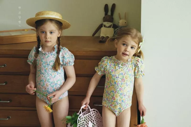 Pourenfant - Korean Children Fashion - #kidzfashiontrend - Lilly Puff Swimwear - 12