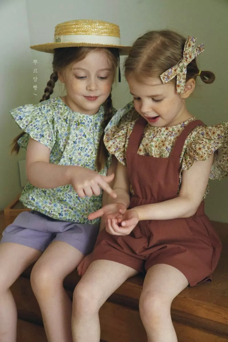 Pourenfant - Korean Children Fashion - #kidzfashiontrend - Flora Frill Sleeveless - 10