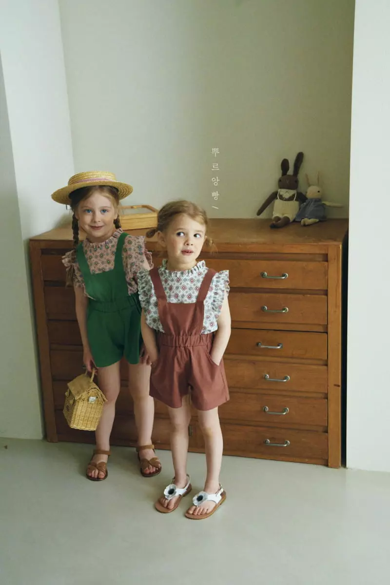 Pourenfant - Korean Children Fashion - #minifashionista - Elisa Frill Blouse - 2