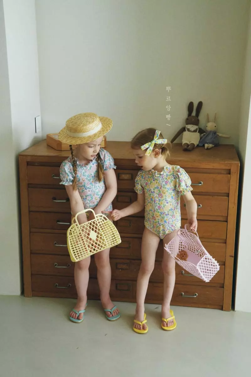 Pourenfant - Korean Children Fashion - #minifashionista - Lilly Puff Swimwear - 2