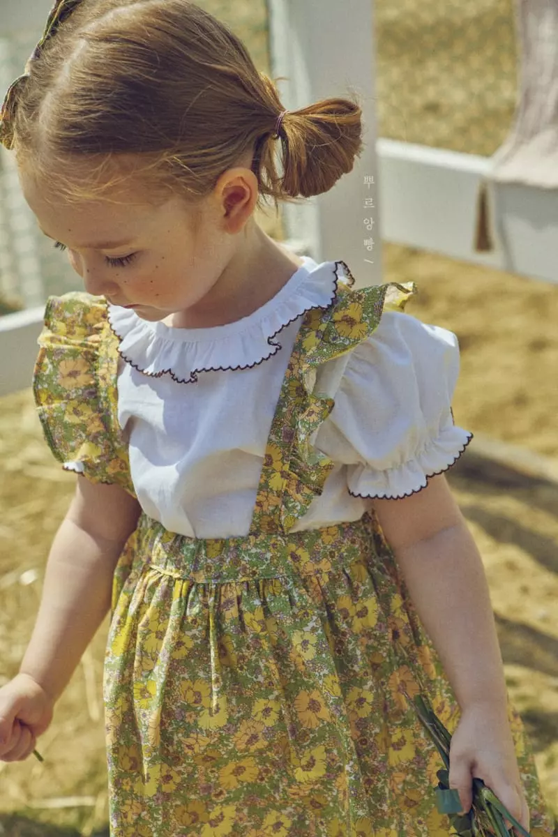 Pourenfant - Korean Children Fashion - #minifashionista - La Tulip Puff Blouse - 8