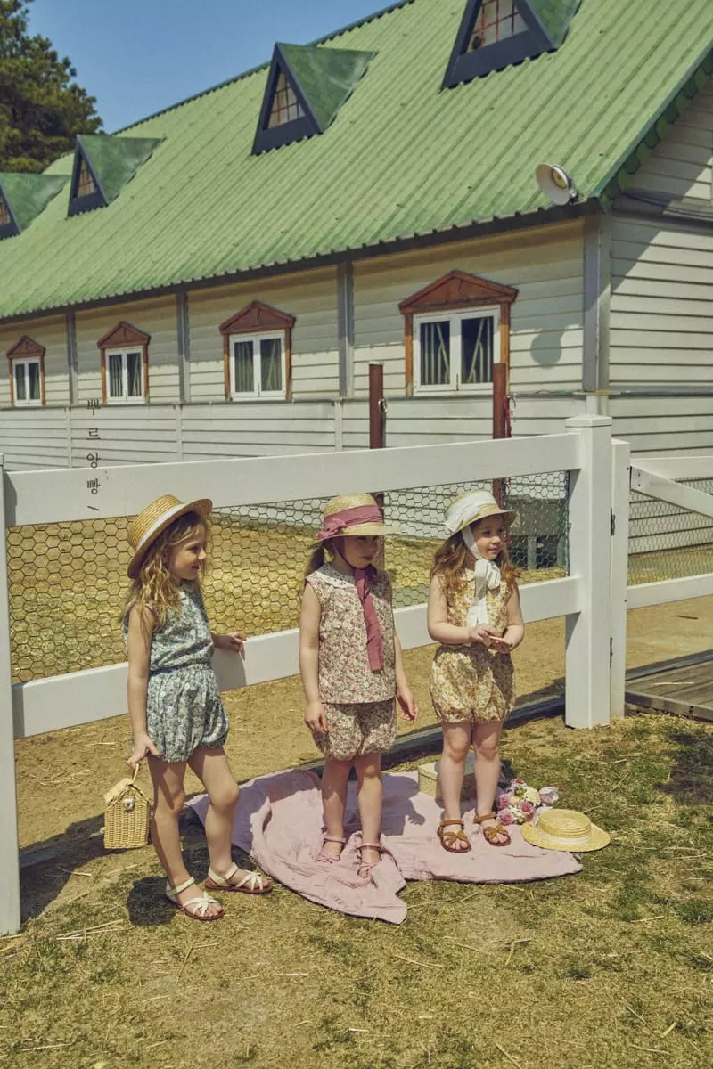 Pourenfant - Korean Children Fashion - #prettylittlegirls - Florin Lace Top Bottom Set - 7