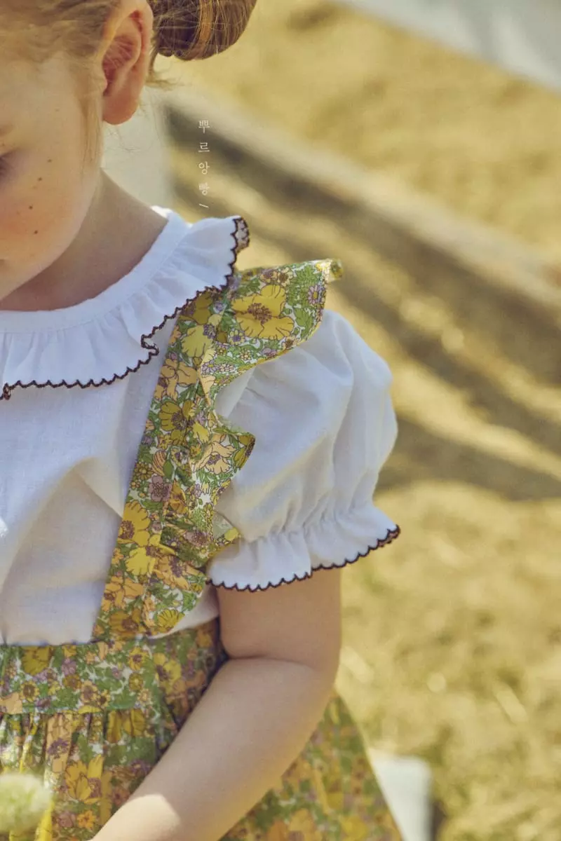 Pourenfant - Korean Children Fashion - #prettylittlegirls - La Tulip Puff Blouse - 9
