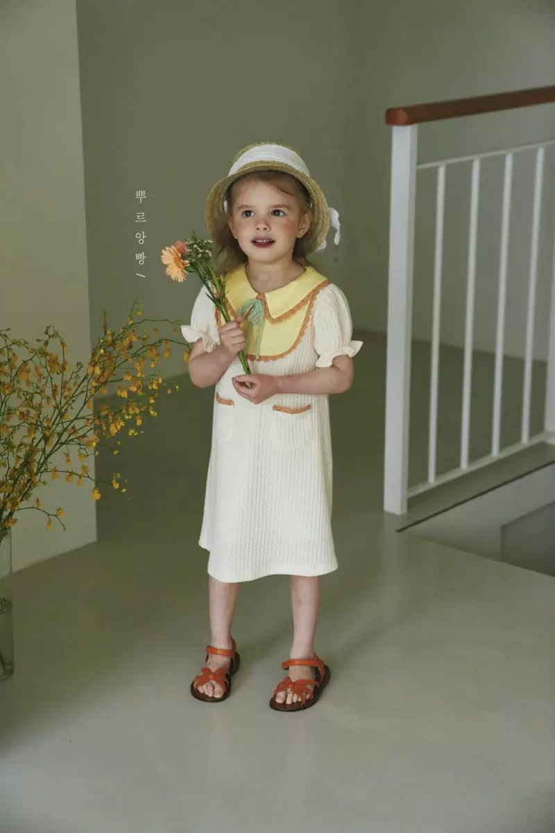 Pourenfant - Korean Children Fashion - #stylishchildhood - Shalot Puff Knit One-piece