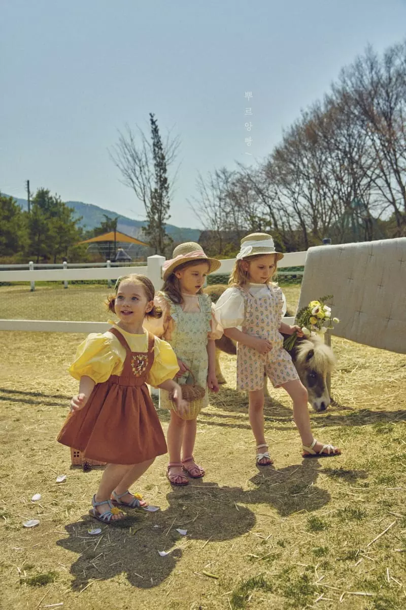 Pourenfant - Korean Children Fashion - #toddlerclothing - Raila Frill Dungaree - 10