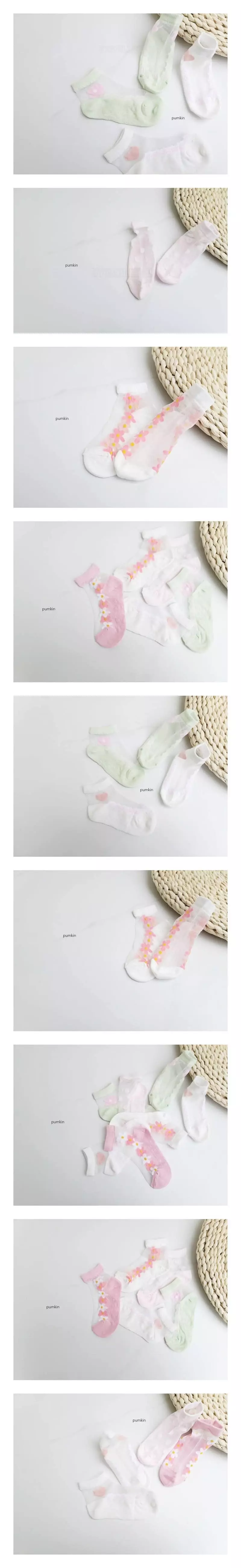 Pumkin - Korean Children Fashion - #designkidswear - Freesia Socks