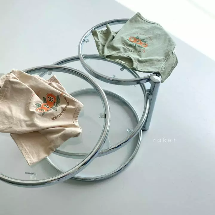 Raker - Korean Children Fashion - #designkidswear - Orange Garden Tee