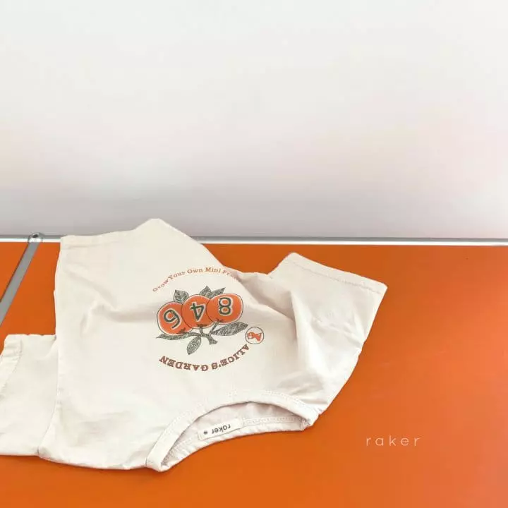 Raker - Korean Children Fashion - #discoveringself - Orange Garden Tee - 2