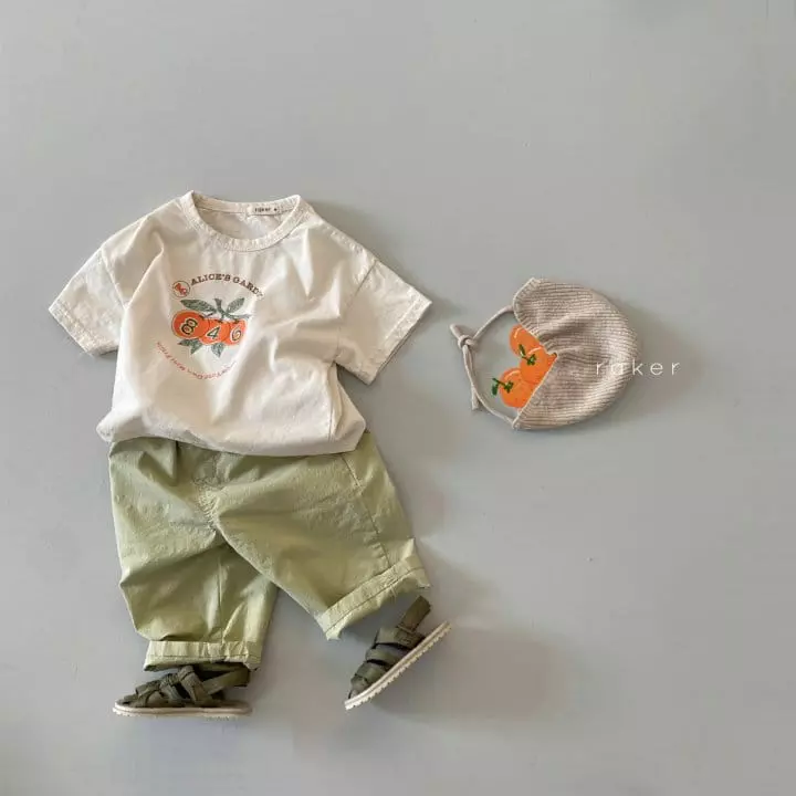 Raker - Korean Children Fashion - #kidsstore - Orange Garden Tee - 5