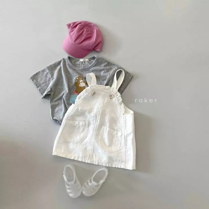 Raker - Korean Children Fashion - #littlefashionista - Jogging Bear Tee - 6