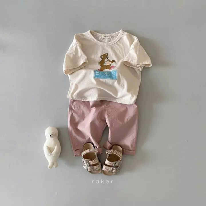 Raker - Korean Children Fashion - #magicofchildhood - Jogging Bear Tee - 7