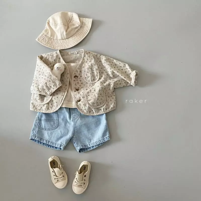 Raker - Korean Children Fashion - #magicofchildhood - Tonki Denim Shorts - 7