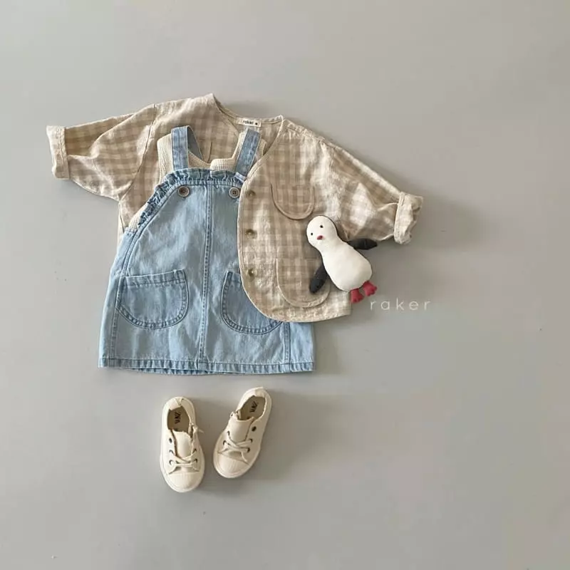 Raker - Korean Children Fashion - #prettylittlegirls - Lala Dungarees Skirt - 7