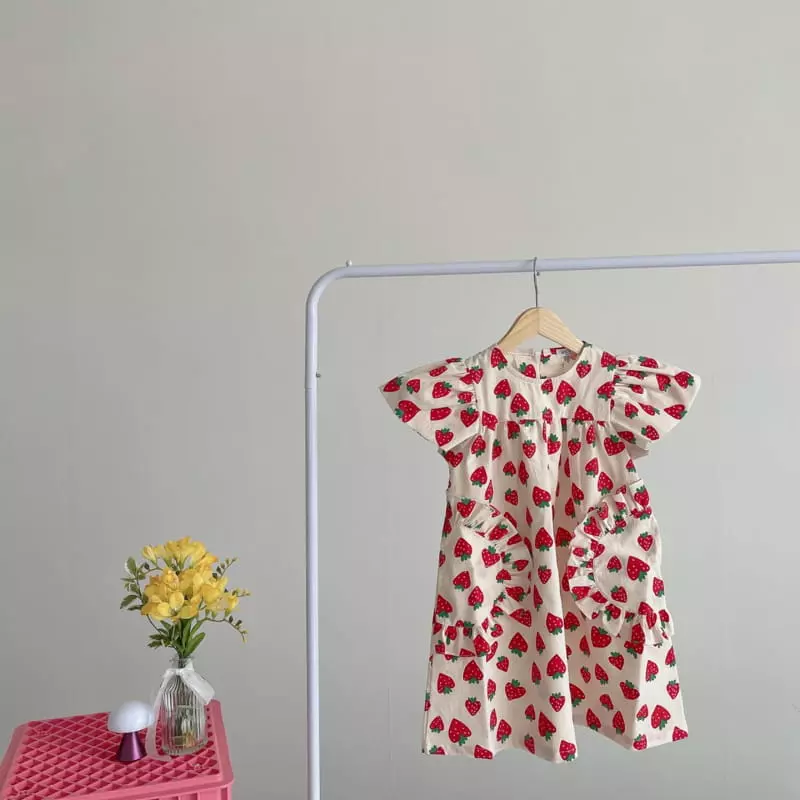 Rica - Korean Children Fashion - #childofig - Strawberry One-piece - 11
