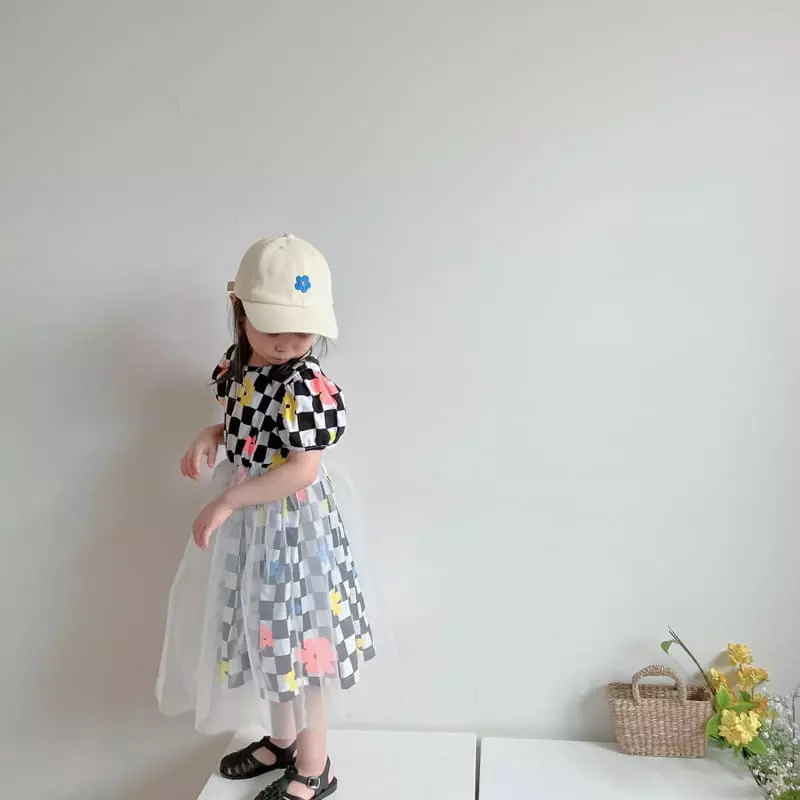 Rica - Korean Children Fashion - #kidzfashiontrend - Check One-piece - 9