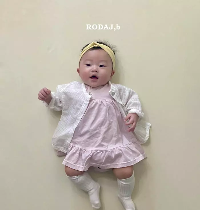 Roda J - Korean Baby Fashion - #babygirlfashion - Sherbet One-piece - 2