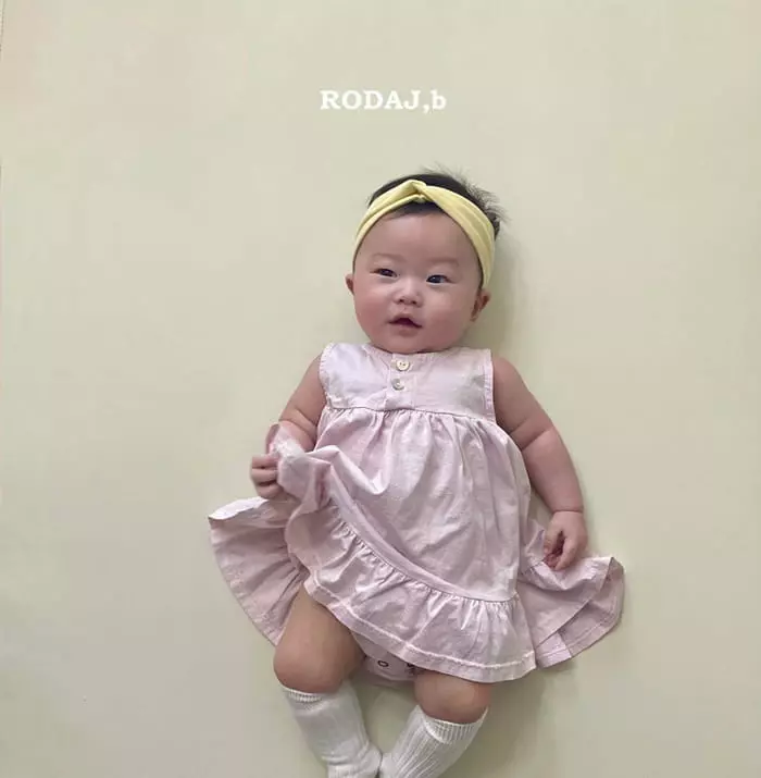 Roda J - Korean Baby Fashion - #babylifestyle - Sherbet One-piece - 4