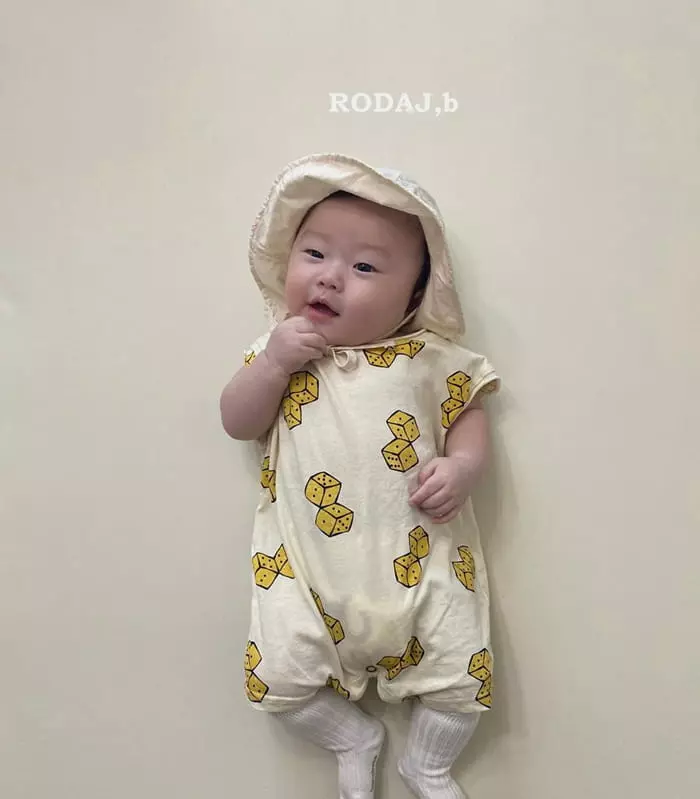 Roda J - Korean Baby Fashion - #babyoninstagram - Block Bodysuit - 2