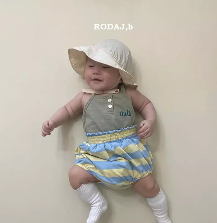Roda J - Korean Baby Fashion - #babyoninstagram - Milk String Sleeveless - 6