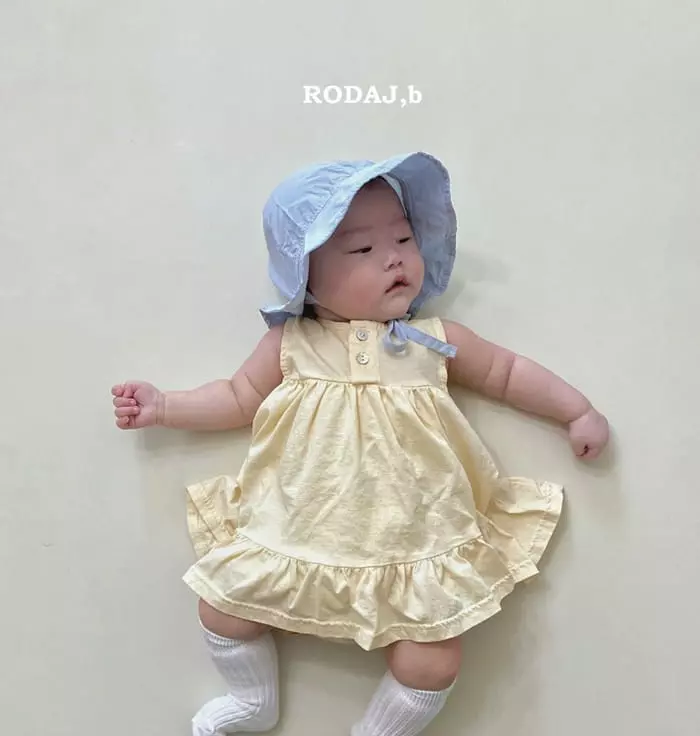 Roda J - Korean Baby Fashion - #babyootd - Sherbet One-piece - 5